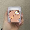 Lustige Bären-Paar-Hüllen für Apple Airpods 4. 3. 2. 1. Pro Ohrhörerhülle Kabellose Bluetooth-Box für Airpod-Abdeckungstasche