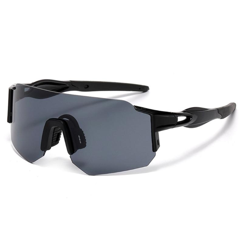 Outdoor Sports Sunglasses with Rimless PC Frame and Lens, Bright Sun Glasses for Fishing Driving and Cycling Use