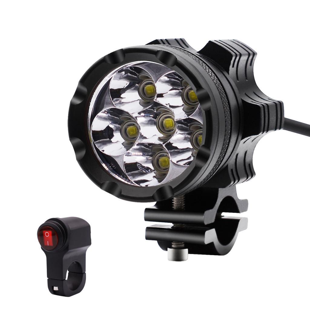 Details about &nbsp;Motorcycle 9x 5W LED Headlight Continuous Front Head Lamp