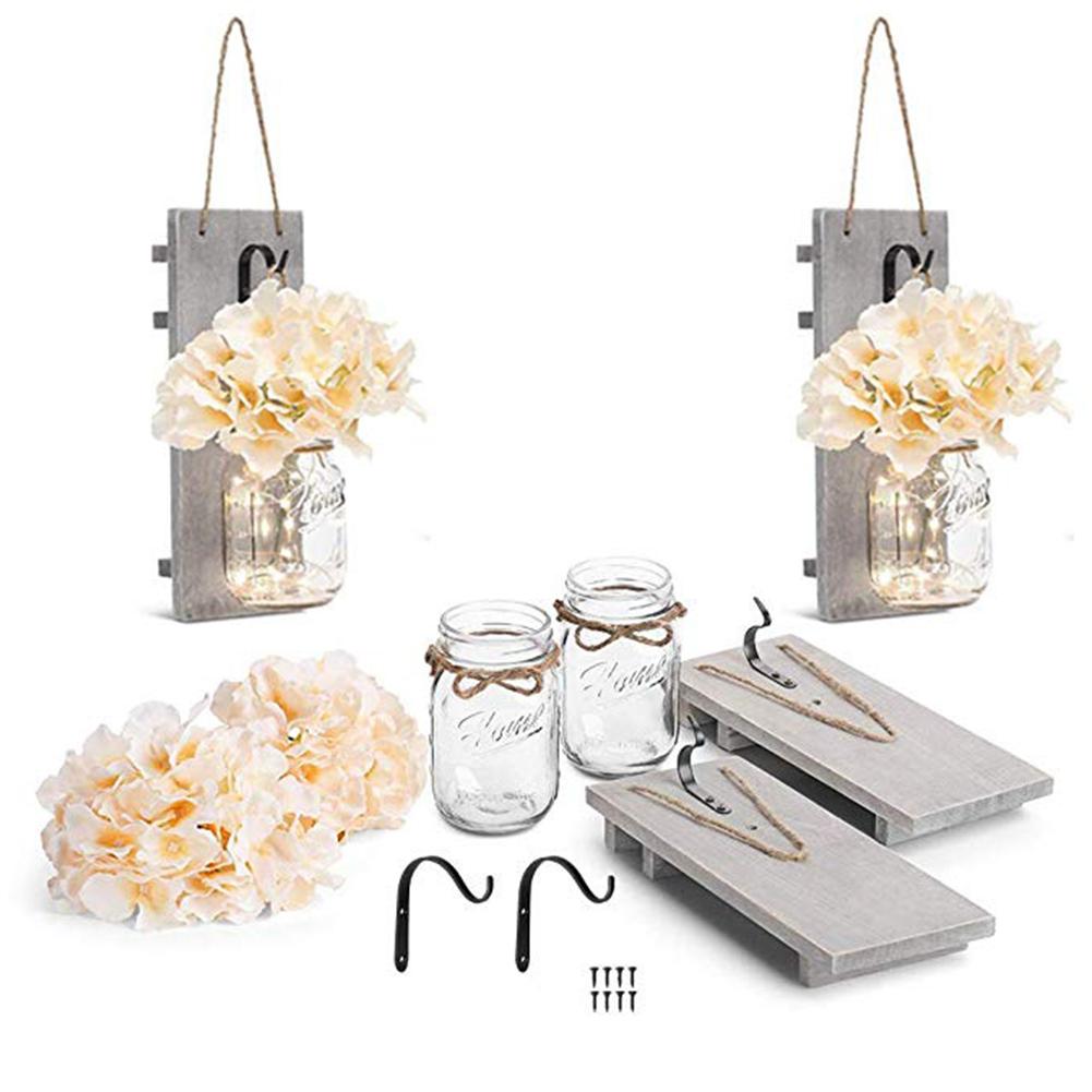 Plant Bracket 70mmx42mmx9mm Black White Iron Material