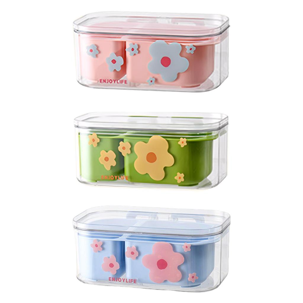 Double-Layer Drainer Basket with Leakproof Lid, Food Storage Container,