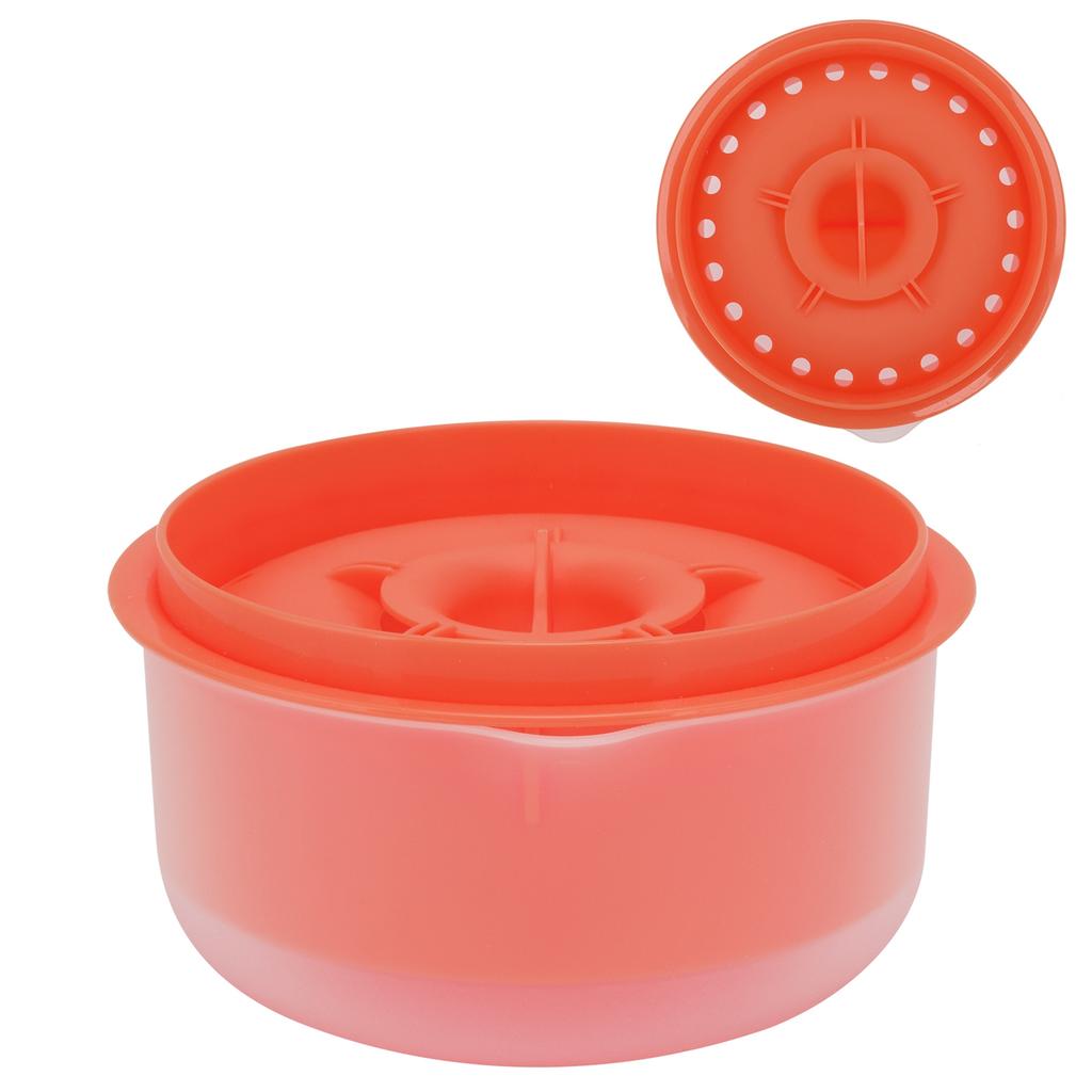 Mini Egg Yolk Separator NonToxic Durable Egg White Filter Divider Kitchen Tool for Home Bakery(Dark Orange )