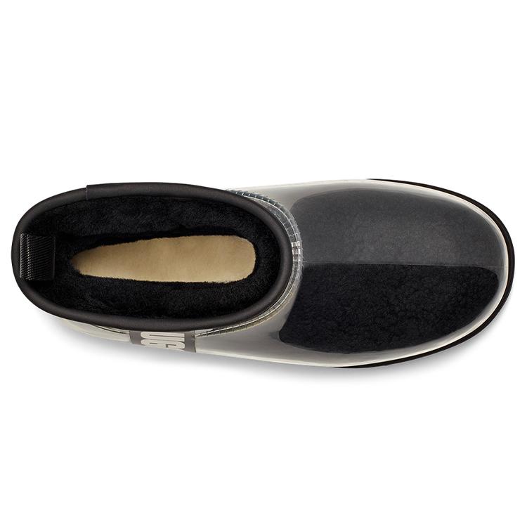 New UGG Classic Clear Mini Boot Black Women's 1113190-BLK