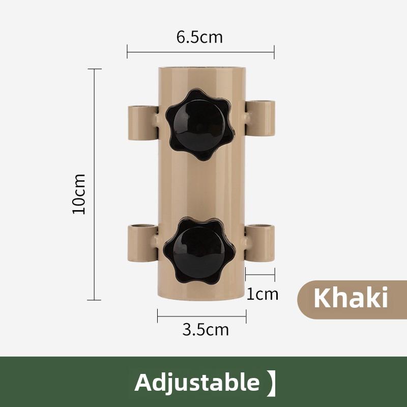 Camping Tent Rod Holders Reinforced Windproof Awning Rod Holder,Portable Tent Fixed Tube Pole Stand for Camping Fishing Hiking