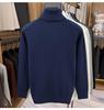 Men's High-Neck Knitted Sweater: Warm, Casual, Stylish Pullover for Winter