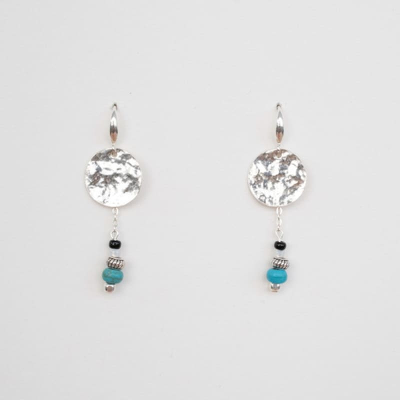 MERRYMOTIVE [Silver] Turquoise Point Native American Earring