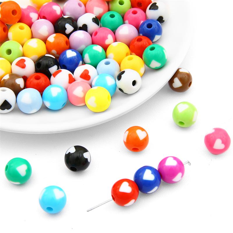 

10шт 12мм разноцветные акриловые бусины для изготовления ювелирных изделий своими руками