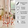 Round Cotton Home Swing Chair for Adults & Kids/Hammock Hanging Swing for Balcony, Indoor & Outdoor Handmade Cotton Jhula