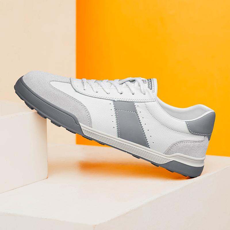 

Men Casual Sneakers Luxury Fashion Senior Soft Sole Shoes Outdoor Anti slip Wearable Comfort Leather Oxford Brand Designer 42