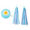 Childrens Bikes Bells with Colorful Streamers Loud Sound Kids Bikes Handlebars Horn and Handlebars Tassels Ornaments
