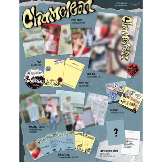 YOON SAN HA ASTRO 2nd Mini Album CHAMELEON