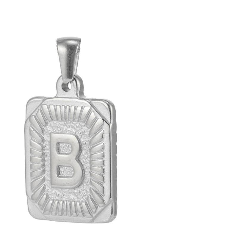 

Подвеска-буква из титановой стали 18 карат Generous Brand - Трендовый, универсальный, крутой дизайн в стиле Ins 18K