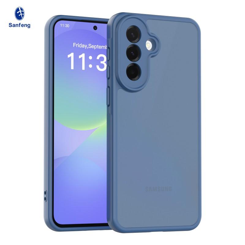 Suitable GalaxyA57 Protective Case A26 Phone A37 Skin-feeling PC+TPU Drop Resistance Fine Hole Matte Shell