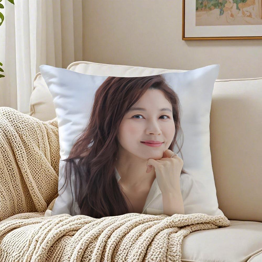 actor gentle KKim Haneul Cushion Cover Pillowcase Antidustmite living Room Sofa Decor Cushion Room