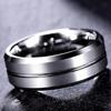 Fashion 8mm copper Color Stainless Steel Rings For Men Women Never Fade Wedding Engagement Men Rings Party Jewelry Accessories