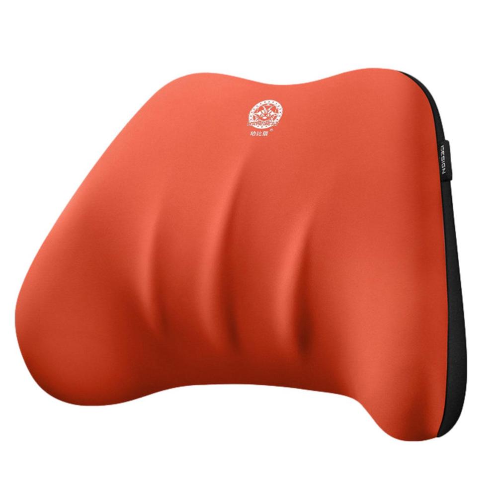 Car Lumbar Cushion Car Waist Support Made Of Memory Foam Memory Foam Seat Back Head Rest Pillow Breathable Support Pillow For