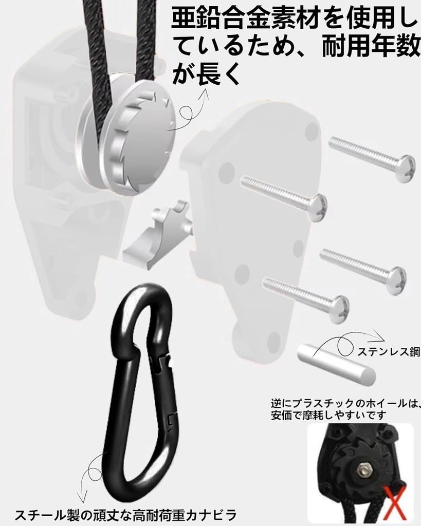 Guy Rope Rope Ratchet Flexible Bracket Pulley Adjustment Tent Rope