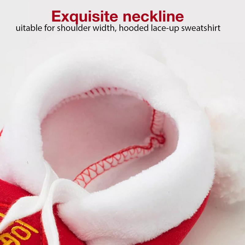 Warm Cat Clothes Dog Winter Sweater Soft Cotton And Polyester Puppy Cold Weather Coat Hooded Sweatshirts For Autumn Small Dogs