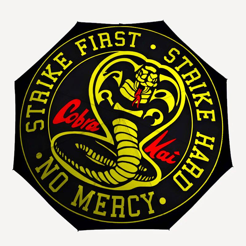 Cobra Kai, Karate Kid Automatic Opening and Closing, 8 rib Structure Portable Umbrella, Suitable for Men and Women in All Seasons  Perfect G