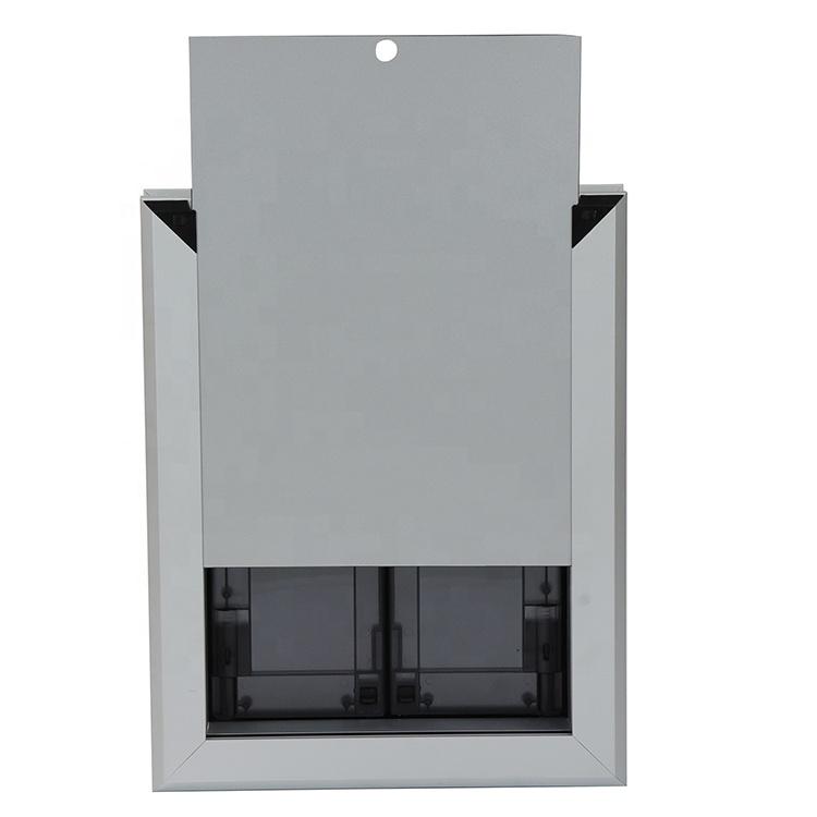 Pet Products of Large Aluminum Weather Proof Pet Doors With 2 Slide-in Panels for Dog Outdoor, Dog Doors With Beautiful Window