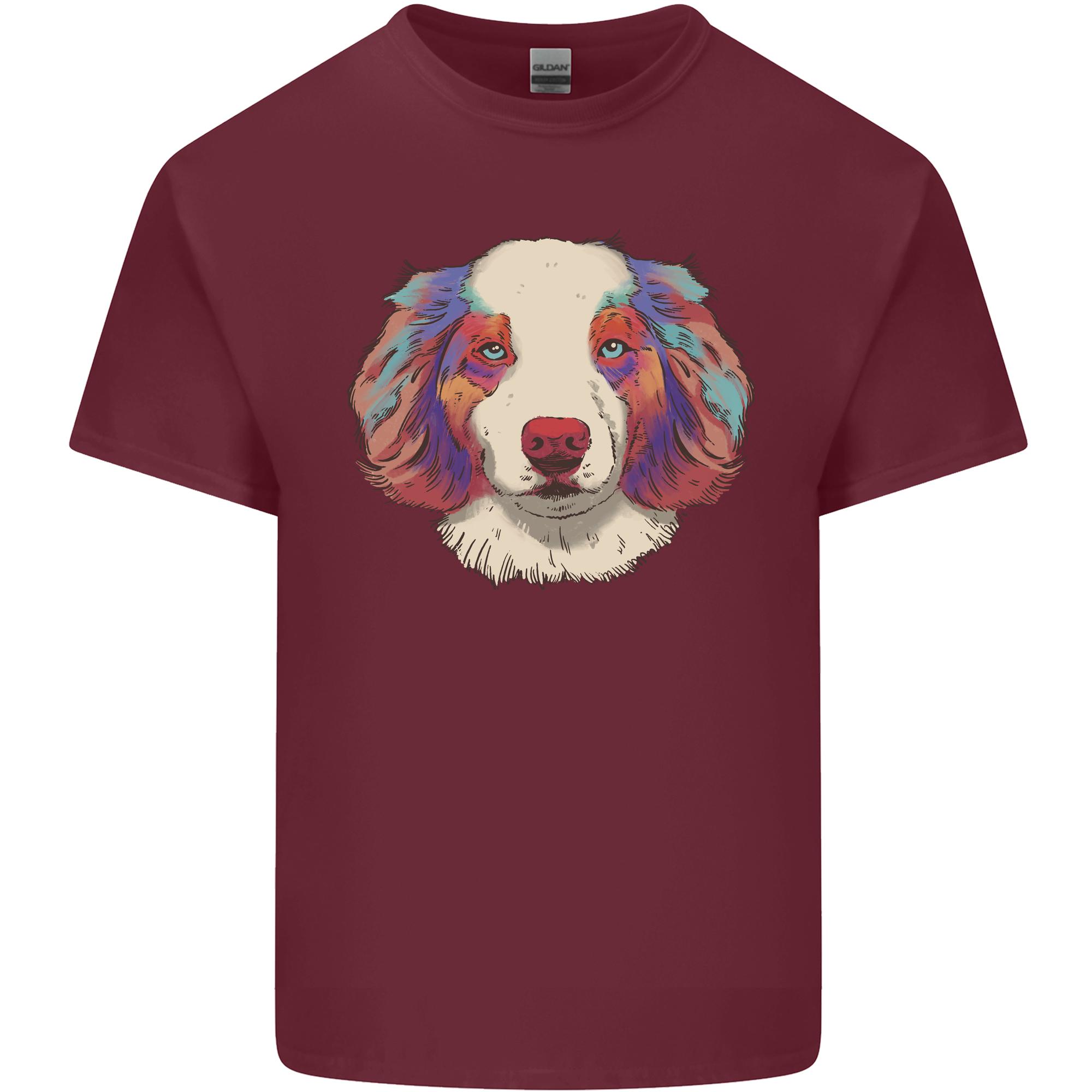 Australian Shepherd Dog Unisexs Light Cotton TShirt S