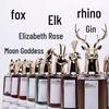 10ml Panhai Animal Head Perfume Sample: Fox, Elk, Hound, Peacock, Parrot Scents - Set of 10 Ready To Ship