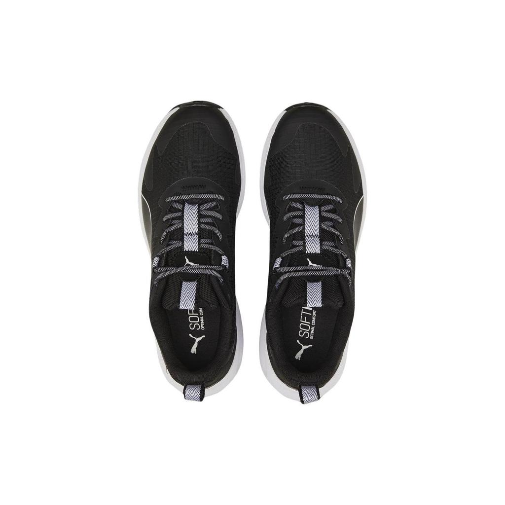Puma Twitch Runner Trail Black White Unisex Sneakers 376961-05