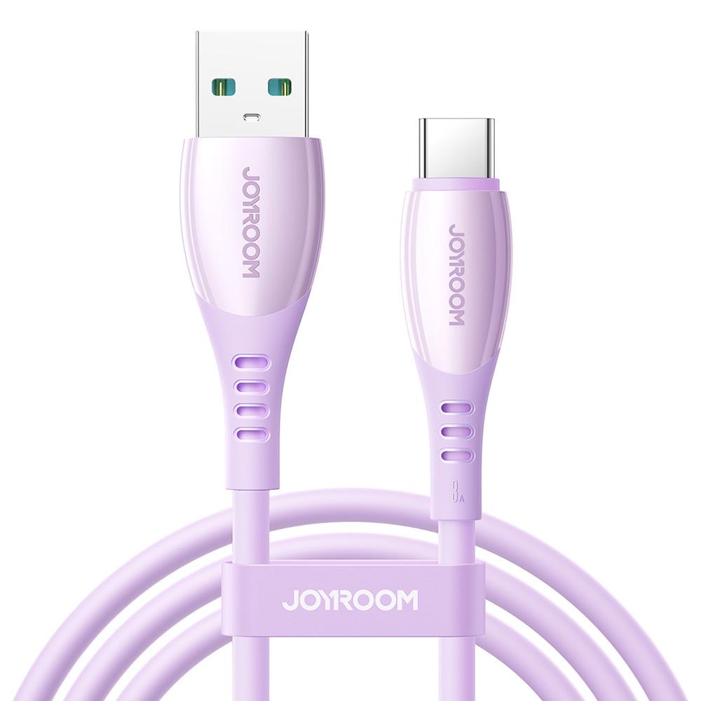 JOYROOM S-A59 Colorful 1.2m USB-A to Type-C Cable 3A Fast Charging Data Transfer TPE Cord