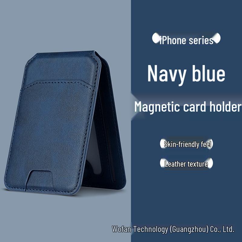 Ultra-Thin Magnetic Card Holder for iPhone 14/15/16 Pro Max with Stand