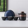 Light Luxury Hand-painted One Pot Three Cups High-end Travel Tea Set Portable Set Teapot Teacup Business Commemorative Gift