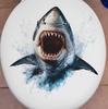 Playful Shark Toilet Sticker Removable Decal Funny Bathroom WC Decoration Self-Adhesive Wall Decal
