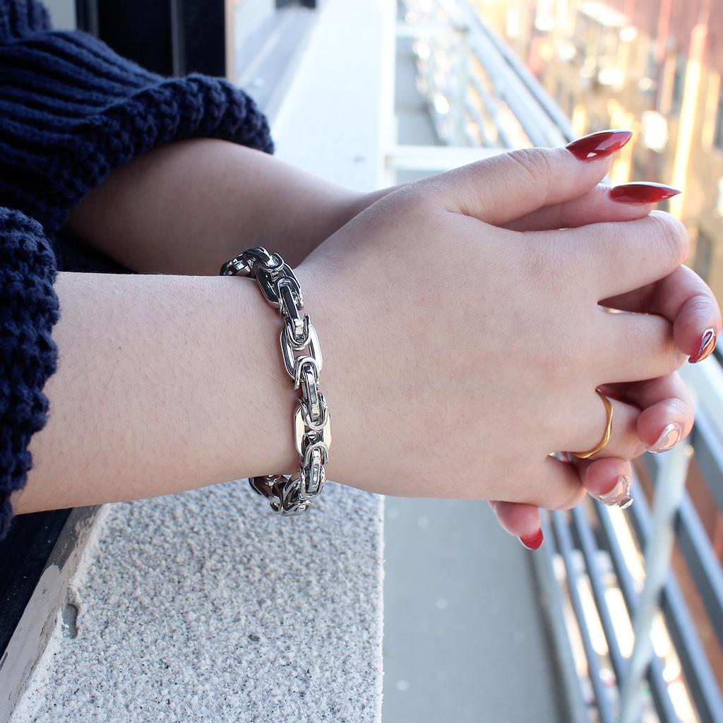 Men Fashion Jewelry Vintage Stainless Steel Non Tarnish Bracelets and Bangles