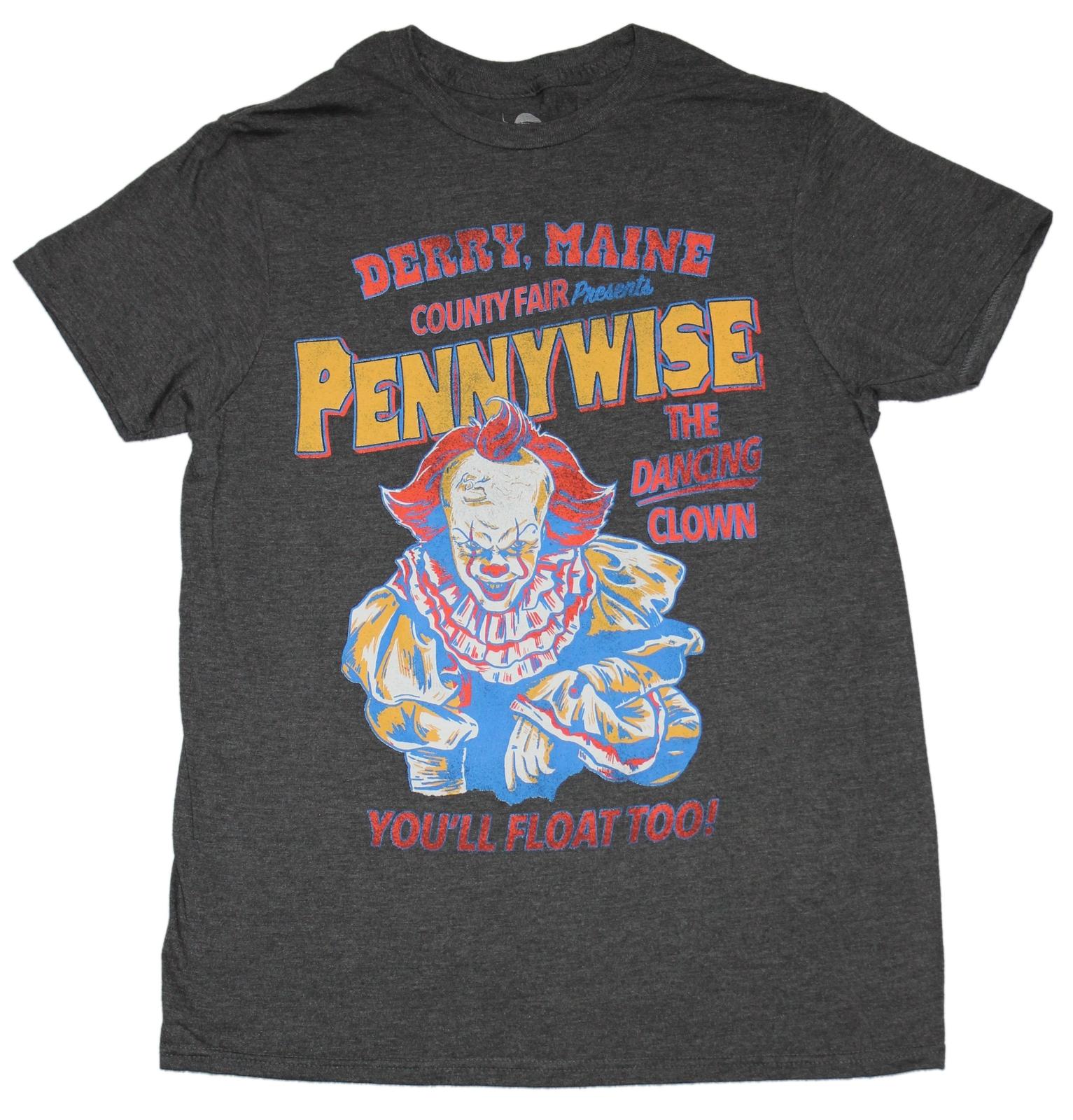 It Stephen King s New Adult T-Shirt - Pennywise at the Derry County Fair XXXL