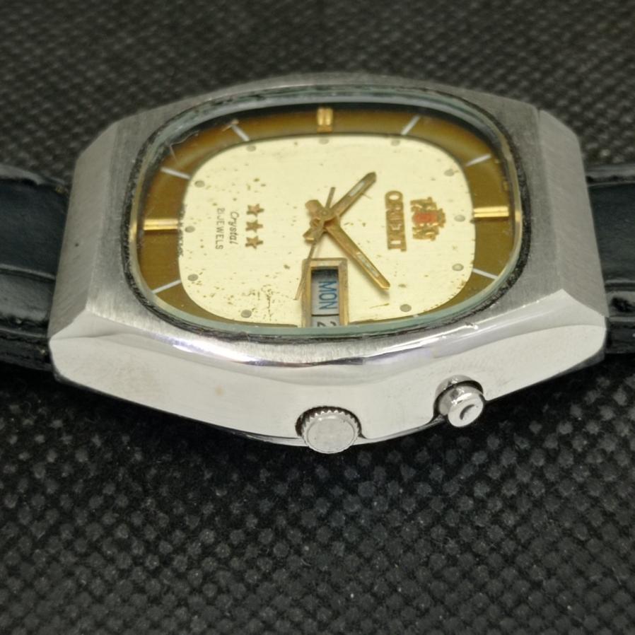 UTILIZAT ELEGANT ORIENT CRYSTAL JAPAN MENS AUTO 46941 CEAS ORIGINAL DIAL a416175-2 R10621f-a416175