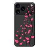 For iPhone 17 Pro Max Case Red Leaves Pattern Printing Straight Edge TPU Phone Back Cover
