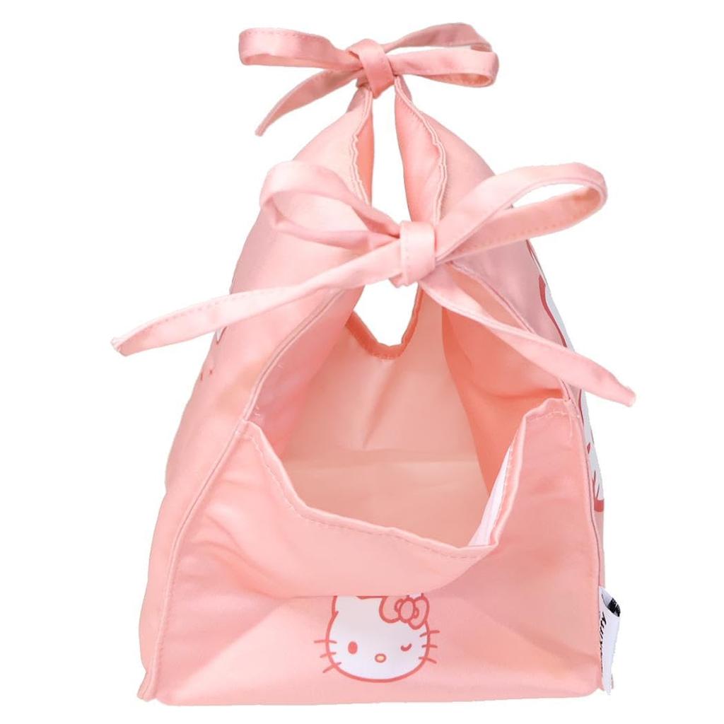 MORIPiLO Tissue Case with Mirror Hello 14x14x18cm Red Cute Mirror Makeup Accessory Sanrio Character 427459 (Morishita) (Sanrio Kitty)