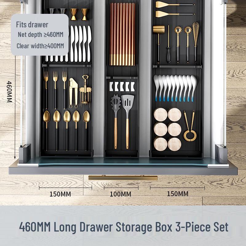 

Danle Kitchen Drawer Organizer & Divider Set