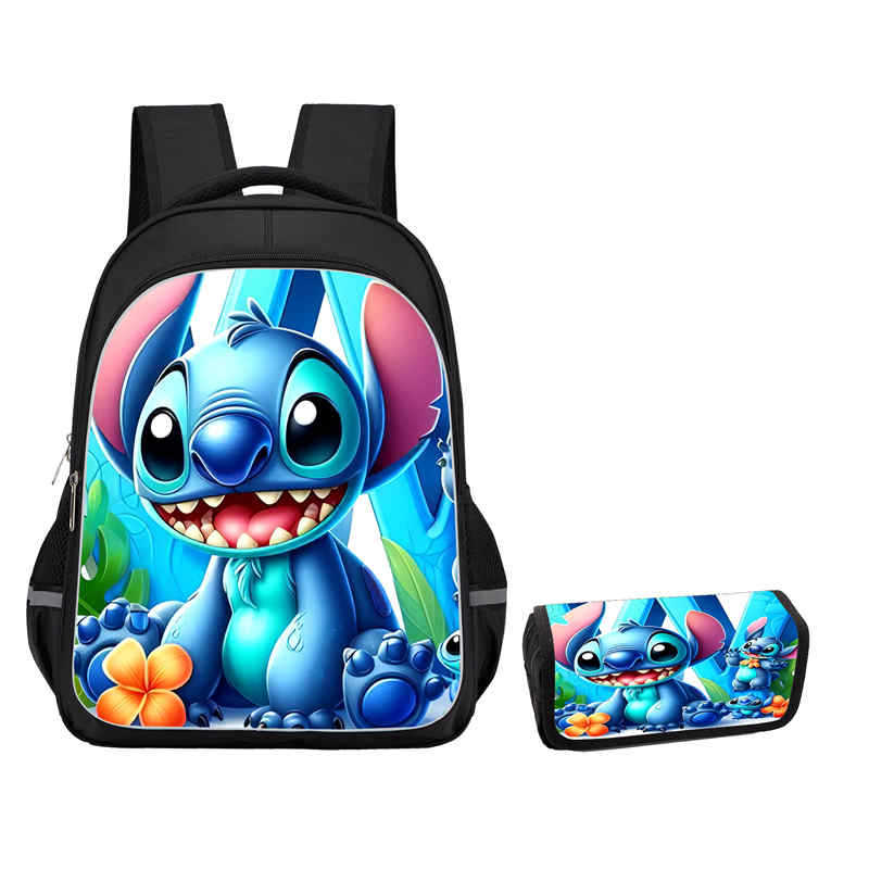 Stitch Combination Set Peripheral Backpack Men'S And Women'S Pencil Bag
