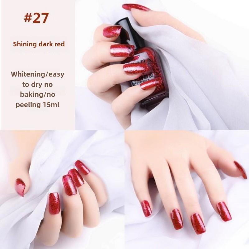 Nail Polish, No Baking, Quick Drying, Long-lasting Nail Polish, Oily, Non-tearable, Non-peelable Nail Polish
