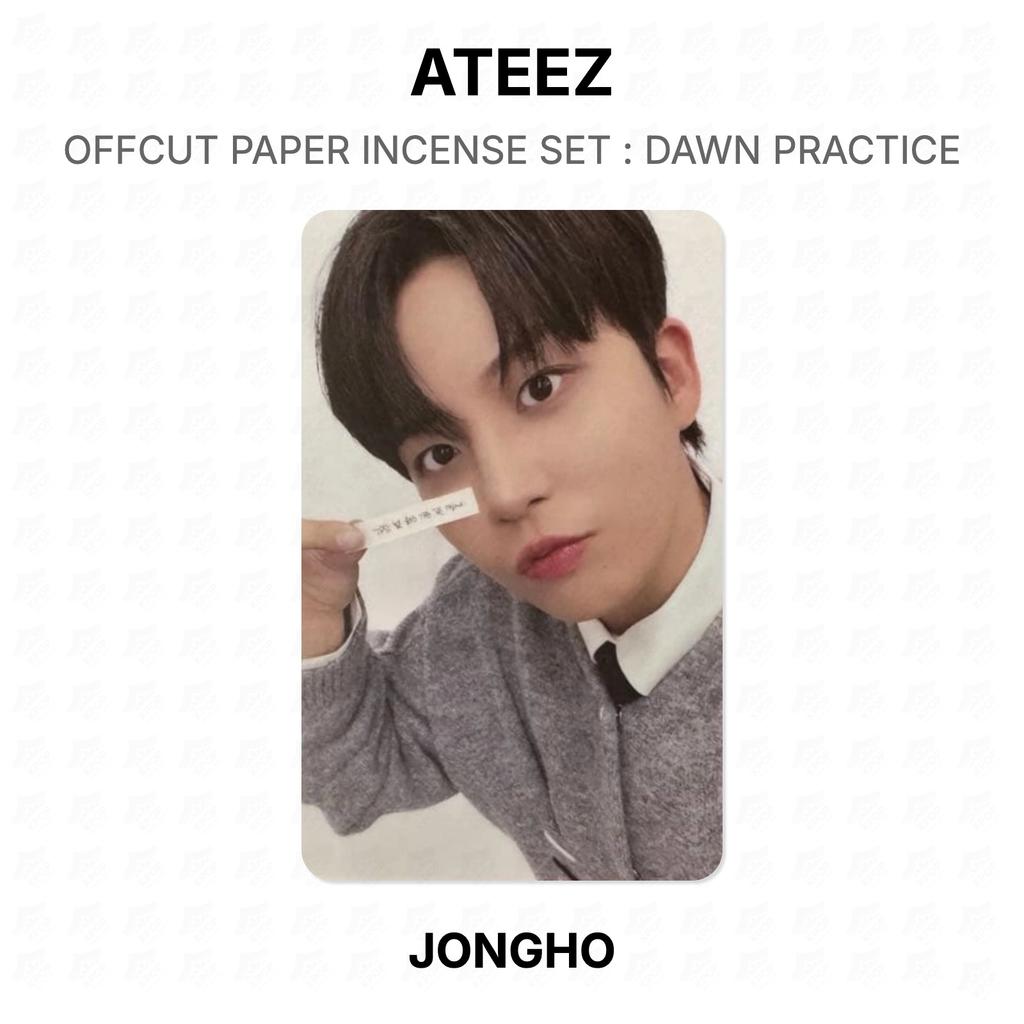 ATEEZ OFFCUT PAPER INCENSE SET : DAWN PRACTICE Official Photocard
