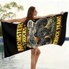 1pc M-Monster Trucks Large Tires Beach Towel Super Absorbent Suitable for Beach Vacation Pool Summer Gift for Friends And Kids