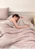 Sommerdecke aus Eisseide: Vierteiliges Set, Dünn & Atmungsaktiv, Einzel-/Doppelbett, Maschinenwaschbar