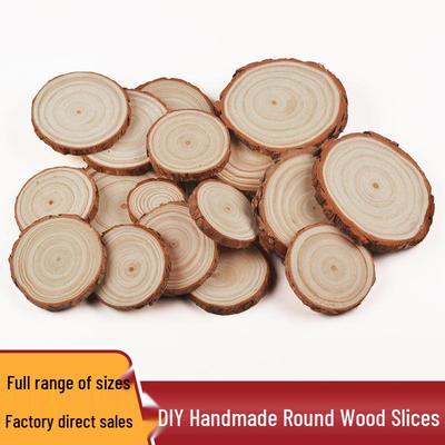 Rodajas de Madera Redondas Pintadas a Mano para Manualidades y Decoración de Guarderías