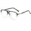 TR90 Men And Women Retro Reading Glasses Double Anti Blue Light Computer Mirror Reading And Playing Games Eye Glasses Protection