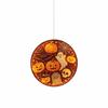 Warm Yellow Glow Pumpkin Hanging Lamp Ghost Silhouette Light  Holiday House Decoration