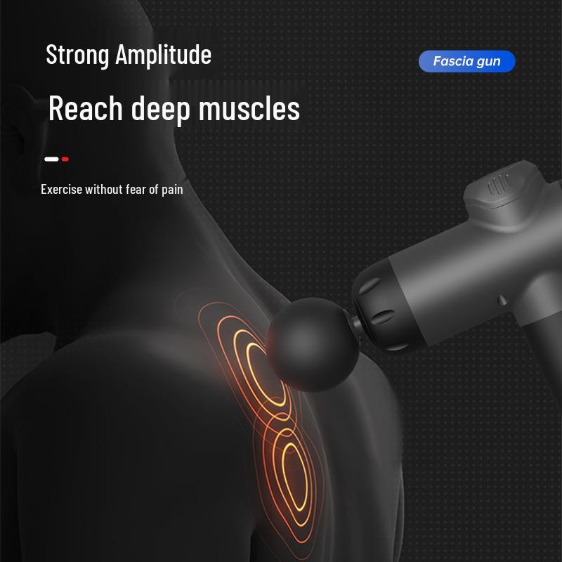 Rechargeable Electric Muscle Massager Gun for Sports Relaxation