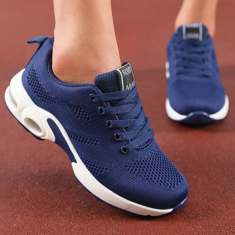 

Women s Casual Sports Shoes Outdoor Walking and Running, Breathable Mesh Platform Shoes 2025 New Women s Black Vulcanized Shoes 36