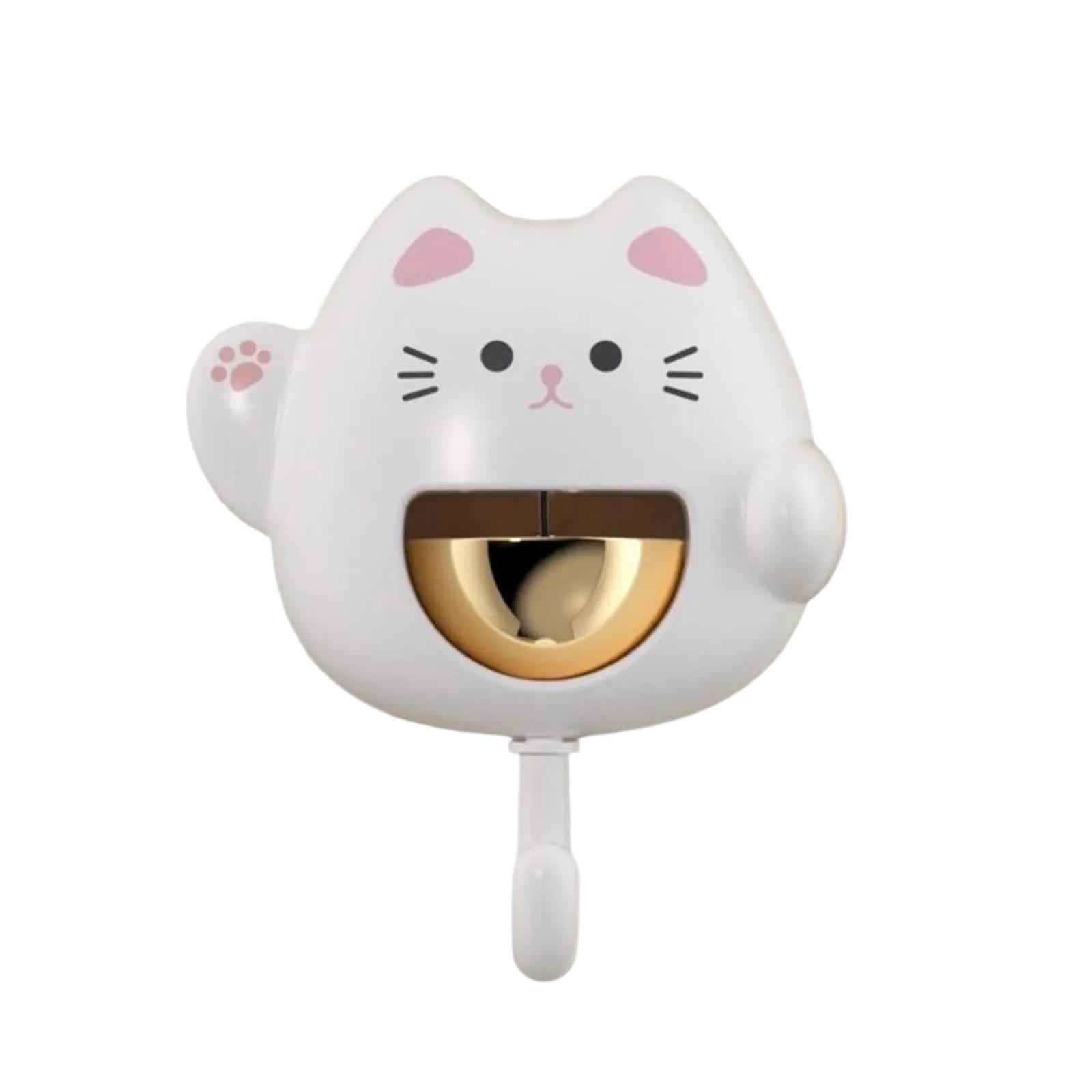 

Lucky Fortunes Cats Cute Door Chimes Entryway Alert Bells with Magnetic Design and Hook Bottom for Easy Installation белый
