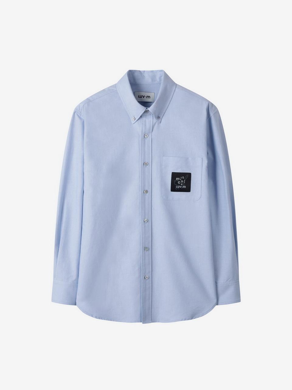 Luvm Unisex Cotton Shirts_Sky Blue Sky Blue/S_M252Msc004_Sb1