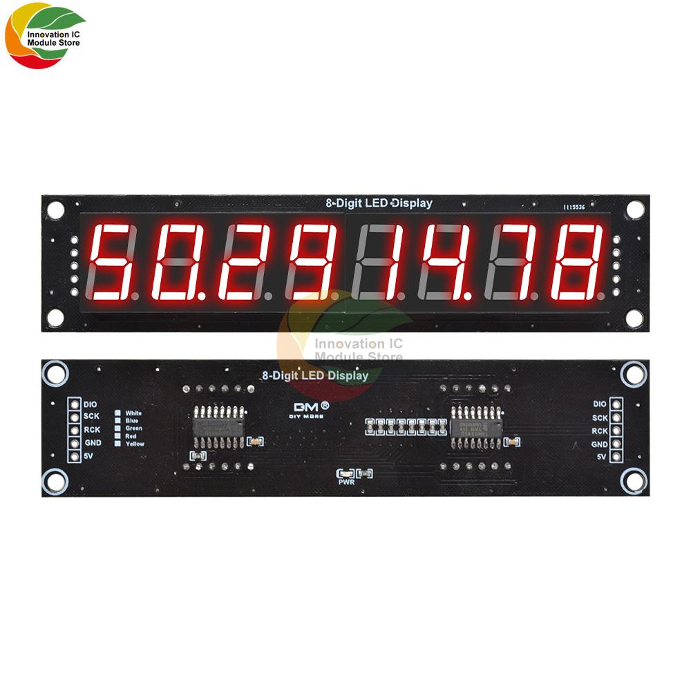 

0.56 Inch 8-bit LED Display Tube Module 74HC595 8-bit Digital Tube Module Red/green/yellow/blue/white for Arduino Digital Tube